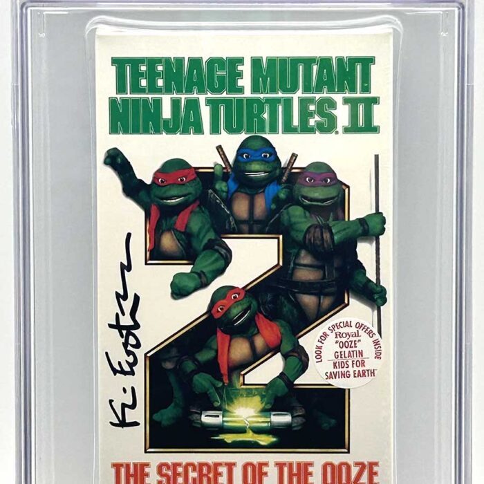 TMNT Movie 2: The Secret of the Ooze  1991 VHS CGC Pedigree Grade 9.9