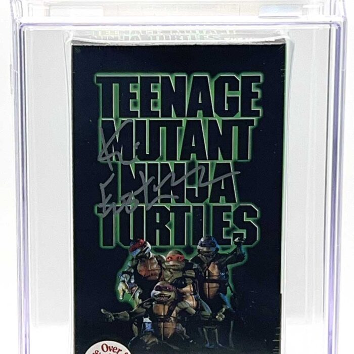 TMNT  The Movie VHS 1990 CGC Pedigree Collection Grade 9.8 Signed