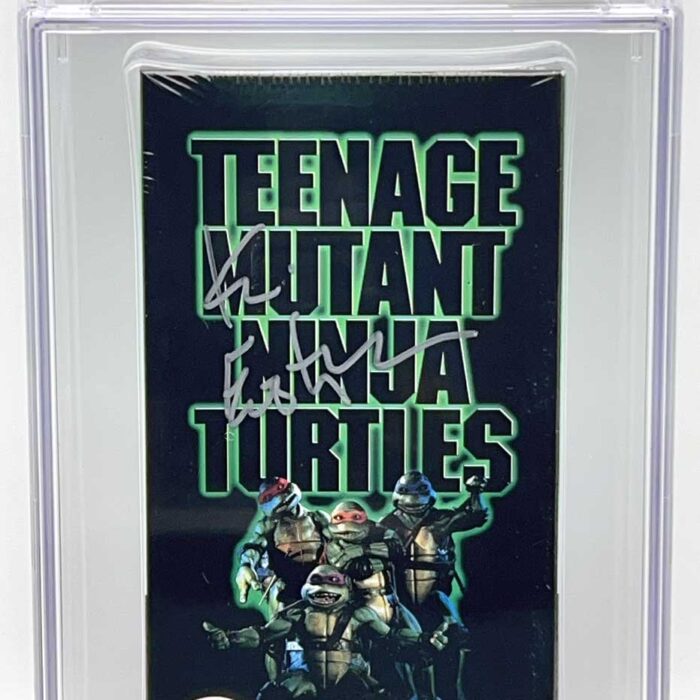 TMNT The Movie VHS 1990 CGC Pedigree Collection Grade 9.8 Signed