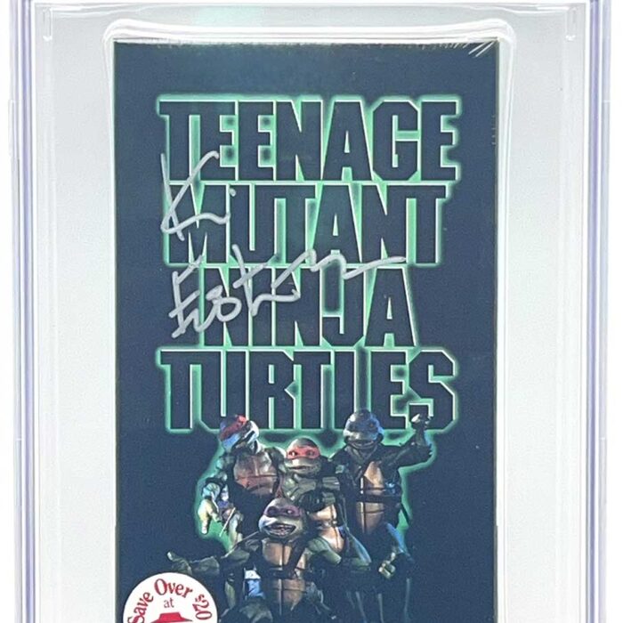TMNT The Movie VHS 1990 CGC Pedigree Collection Grade 9.8 Signed