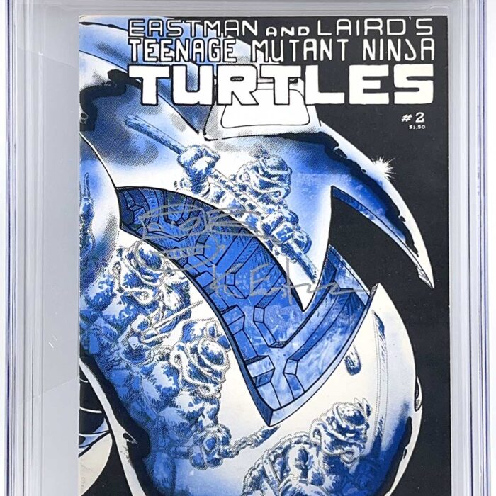 TMNT Book 2 Second Printing CGC Signature Series 9.4 Signed with Gorgeous Remarque