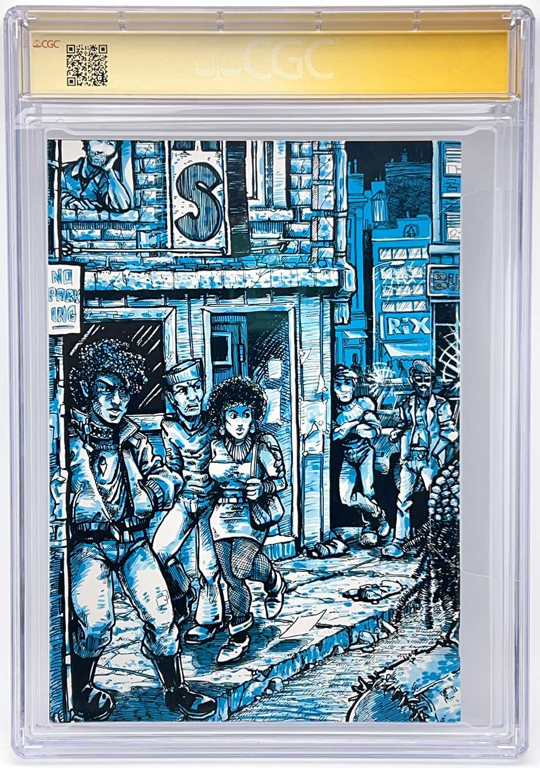 TMNT Book 3 CGC Signature Series 9.4 Signed with Gorgeous Remarque in popping silver ink - Image 2