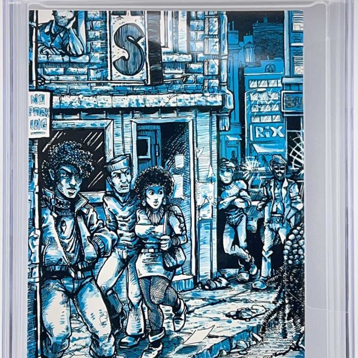 TMNT Book 3 CGC Signature Series 9.6 Signed with Gorgeous Remarque in popping silver ink