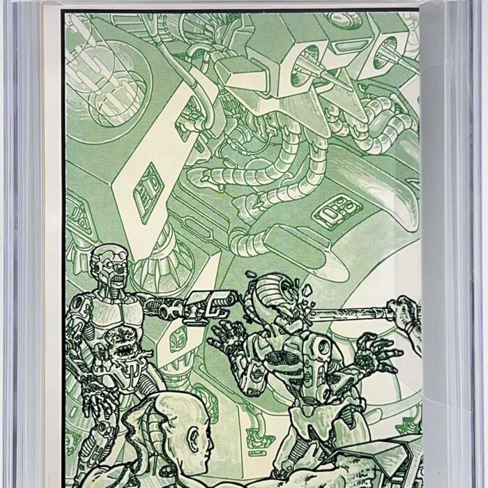 TMNT Book 4 CGC Signature Series 7.5 Signed with Gorgeous Remarque