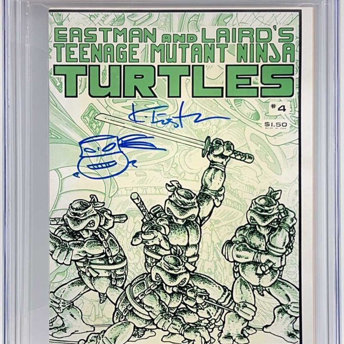 TMNT Book 4 CGC Signature Series 9.6 Signed with Gorgeous Remarque