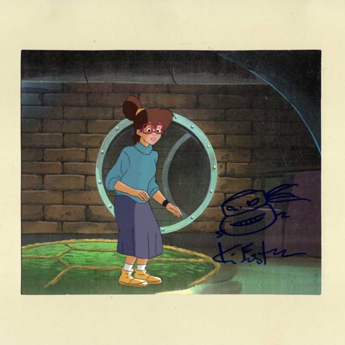 Irma Original Production Animation Art – SIGNED with a Headsketch Remarque