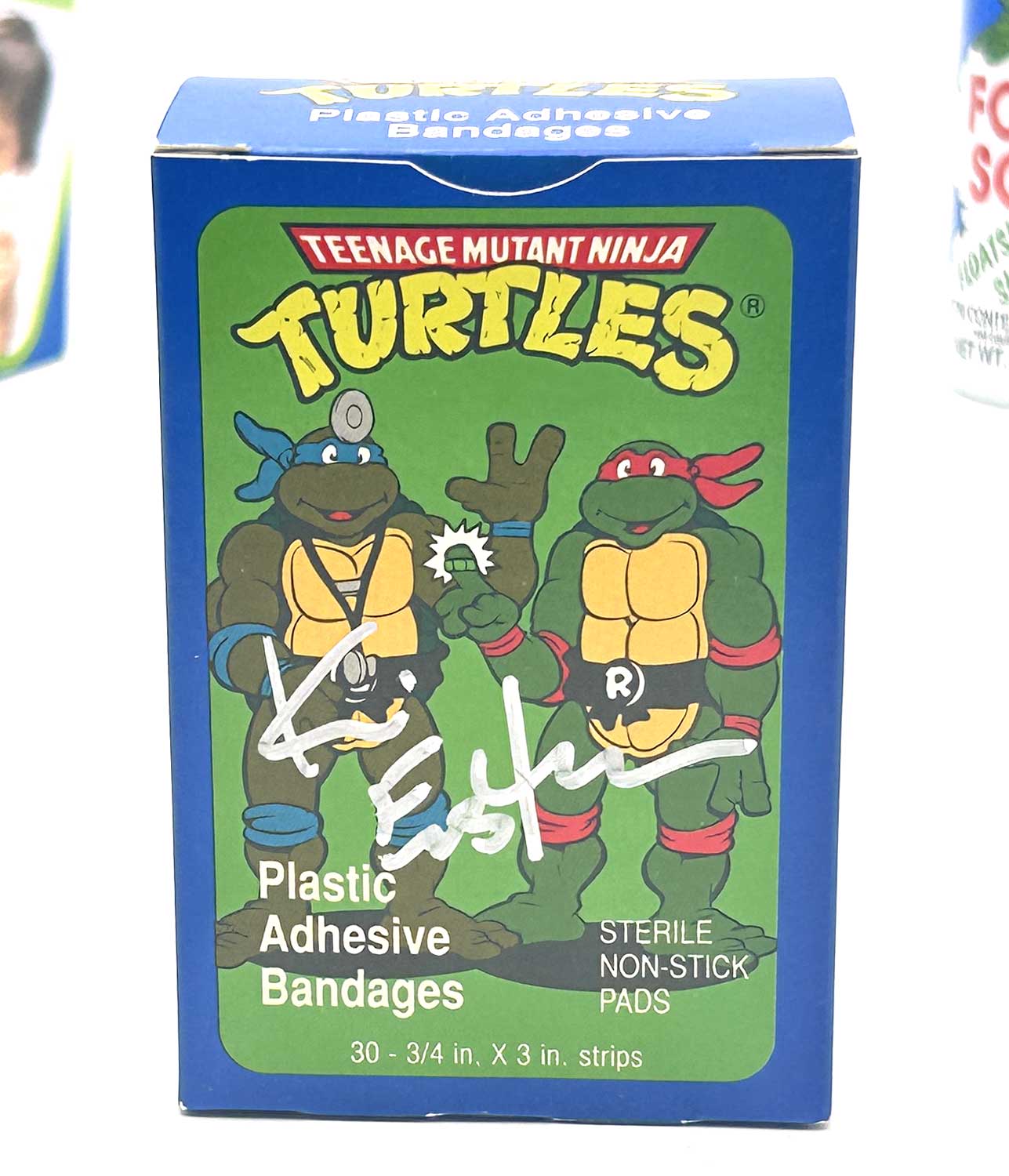 TMNT 1989 Play Shaving Kit Bundle with Signatures a Head Sketch and JSA Labels - Image 10