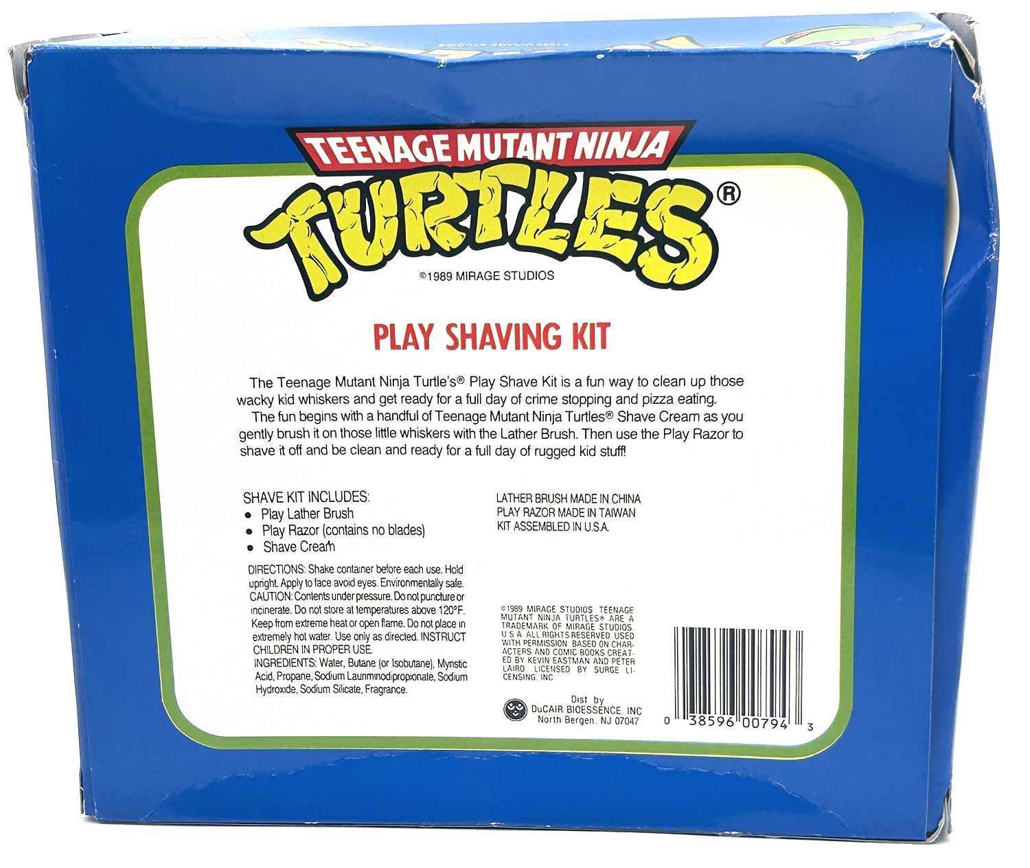 TMNT 1989 Play Shaving Kit Bundle with Signatures a Head Sketch and JSA Labels - Image 4