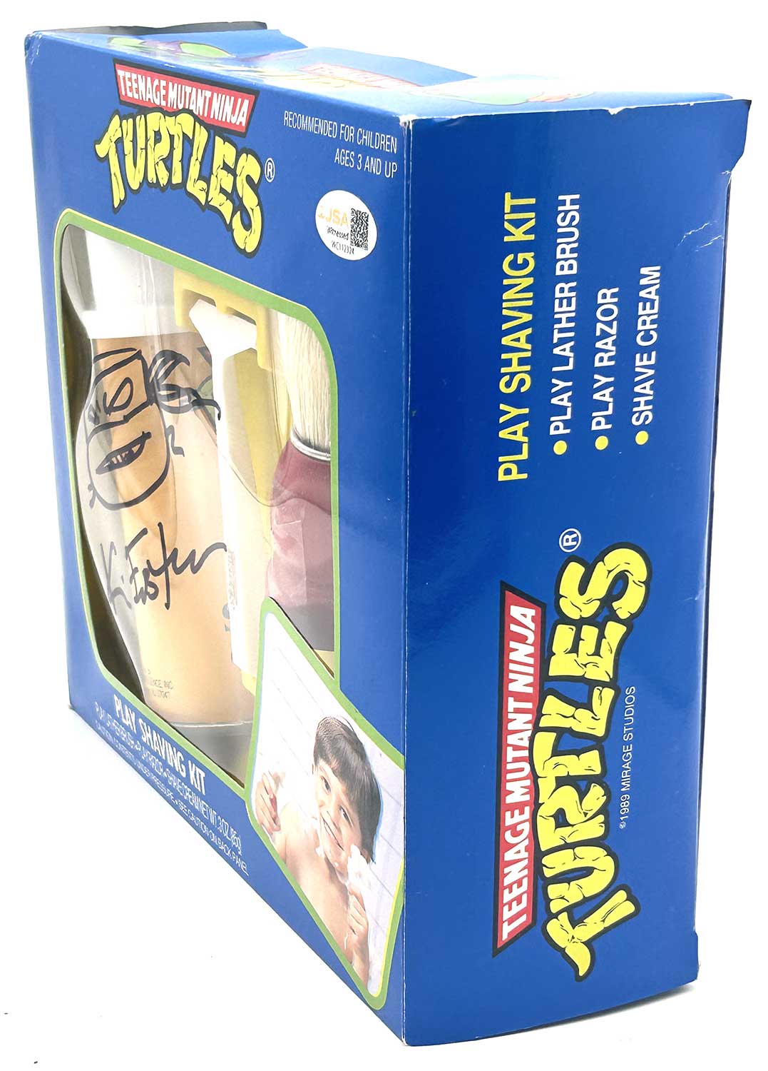 TMNT 1989 Play Shaving Kit Bundle with Signatures a Head Sketch and JSA Labels - Image 5