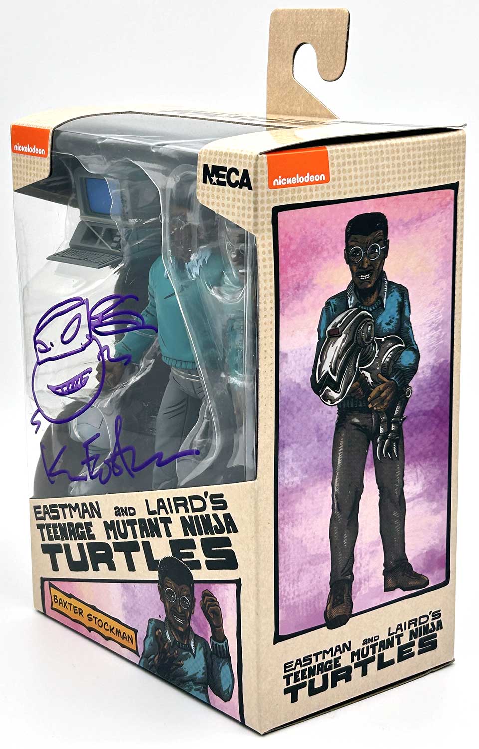 TMNT (Mirage Comics) BAXTER - Eastman Designed with Signed with a stunning purple head sketch remarque, Signed COA and more ... - Image 3