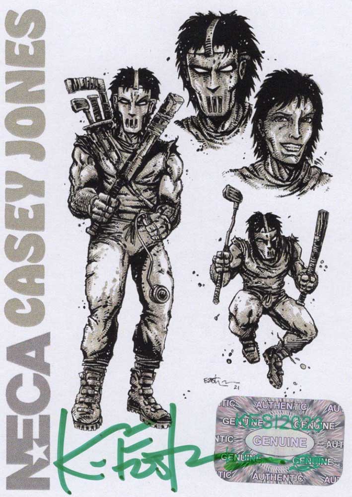 TMNT (Mirage Comics) Ultimate Bodycount Casey Jones with Stunning Remarque Signed COA and more … - Image 7