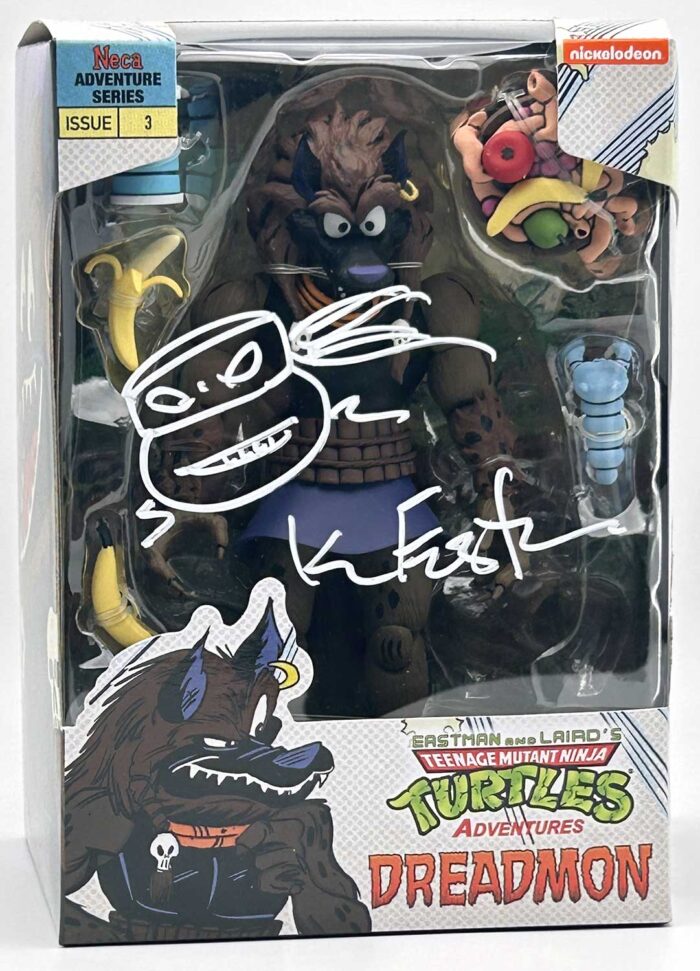 NECA TMNT Adventures Series Dreadmon Signed with a Remarque and a 2026 Hologram Label of Provenance – only 1 in stock