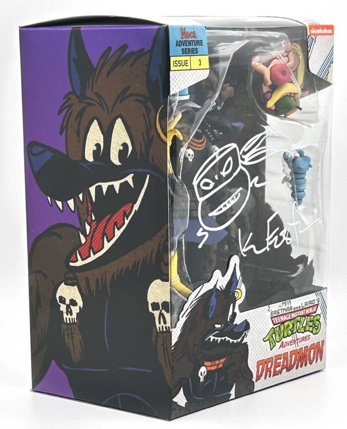 NECA TMNT Adventures Series Dreadmon Signed with a Remarque and a 2026 Hologram Label of Provenance – only 1 in stock