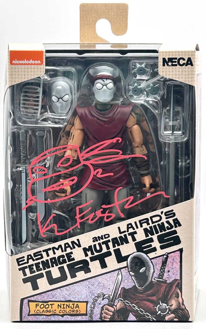 TMNT (Mirage Comics) Classic Colors Foot Ninja  – Eastman Designed with Signed COA and Hologram Label