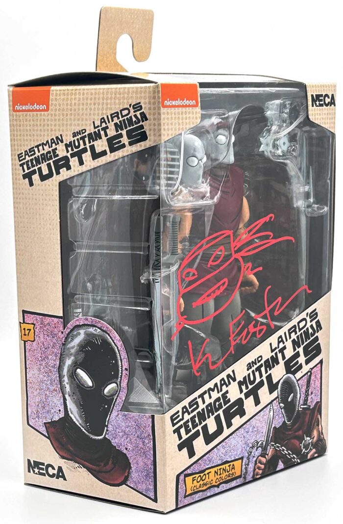 TMNT (Mirage Comics) Classic Colors Foot Ninja  – Eastman Designed with Signed COA and Hologram Label
