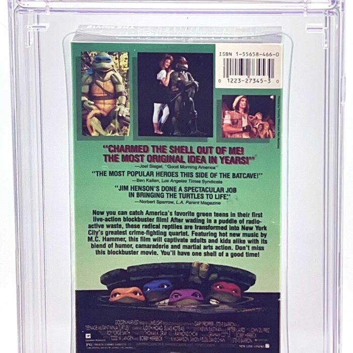 TMNT The Movie VHS 1990 CGC Pedigree Collection Grade 9.6 Signed