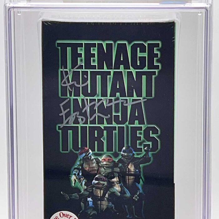 TMNT  The Movie VHS 1990 CGC Pedigree Collection Grade 9.6 Signed