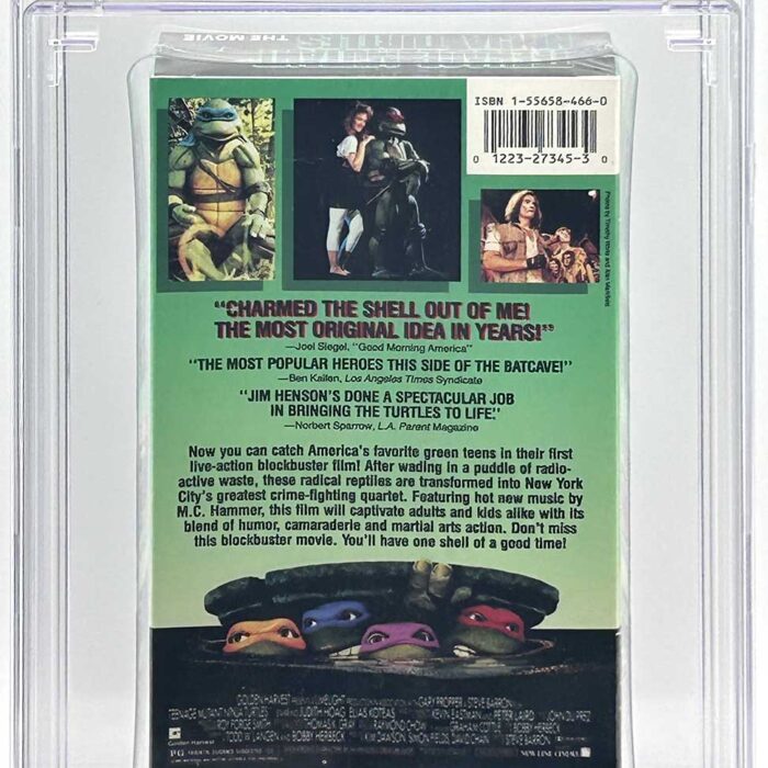 TMNT  The Movie VHS 1990 CGC Pedigree Collection Grade 9.9 Signed
