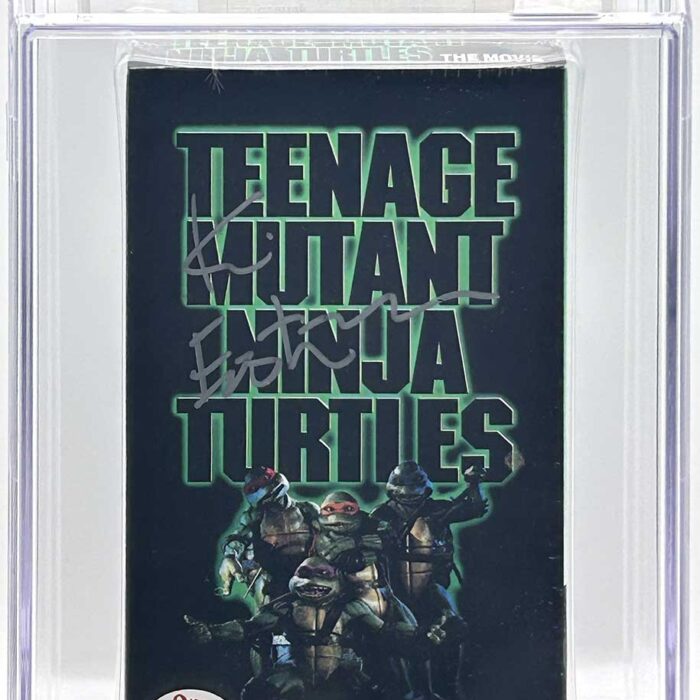 TMNT  The Movie VHS 1990 CGC Pedigree Collection Grade 9.9 Signed