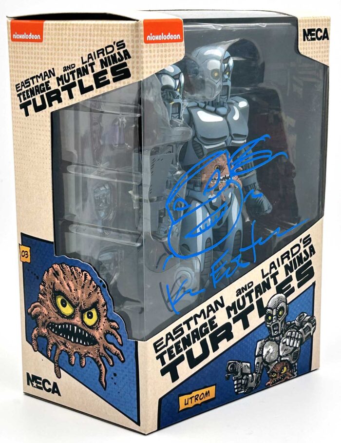 TMNT (Mirage Comics) UTROM  – Eastman Designed with Signed with a stunning purple head sketch remarque, Signed COA and more …