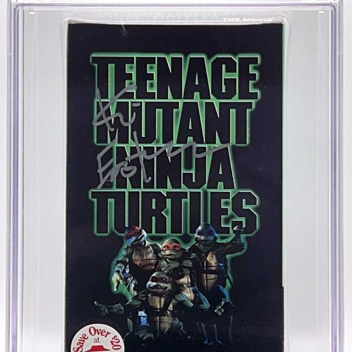 TMNT The Movie VHS 1990 CGC Pedigree Collection Grade 9.9 Signed