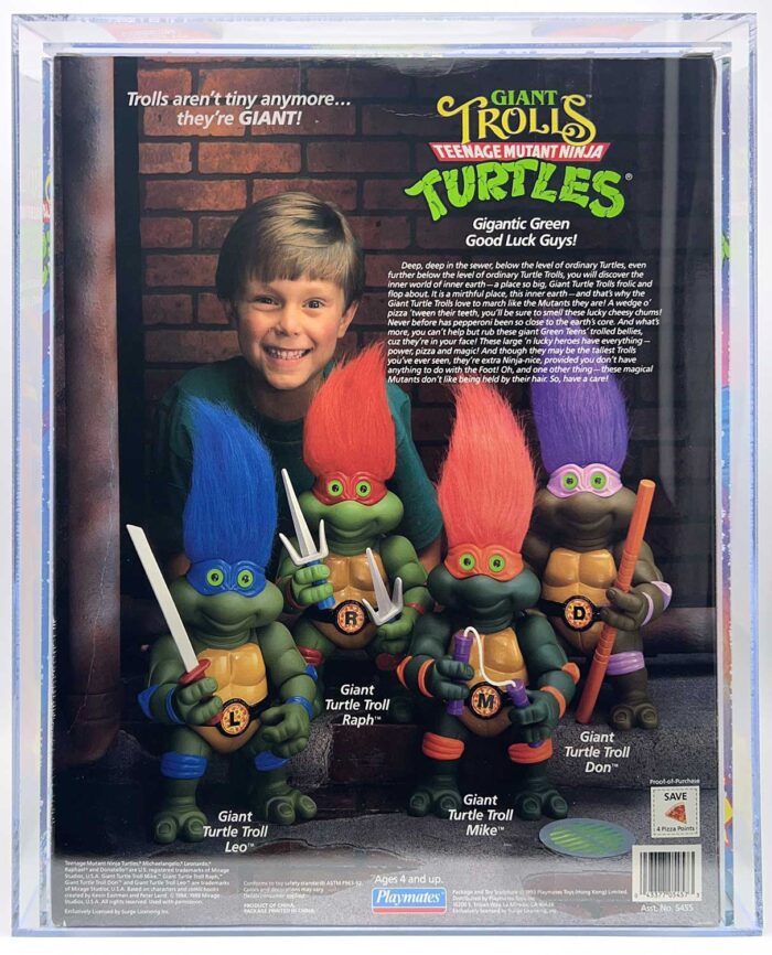 1994 Playmates TMNT Giant Troll Don with Laird/Eastman Pedigree AFA 80 Near Mint