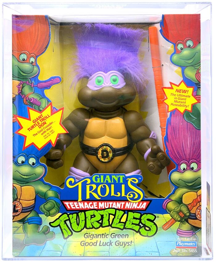 1994 Playmates TMNT Giant Troll Don with Laird/Eastman Pedigree AFA 80 Near Mint