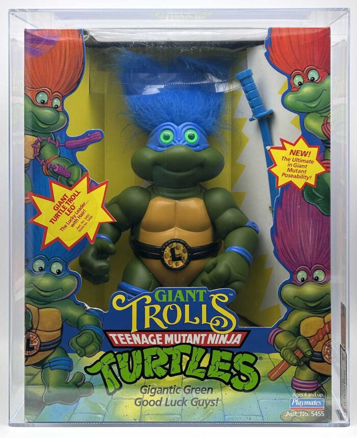 1994 Playmates TMNT Giant Troll Leo with Laird/Eastman Pedigree AFA 80 Near Mint