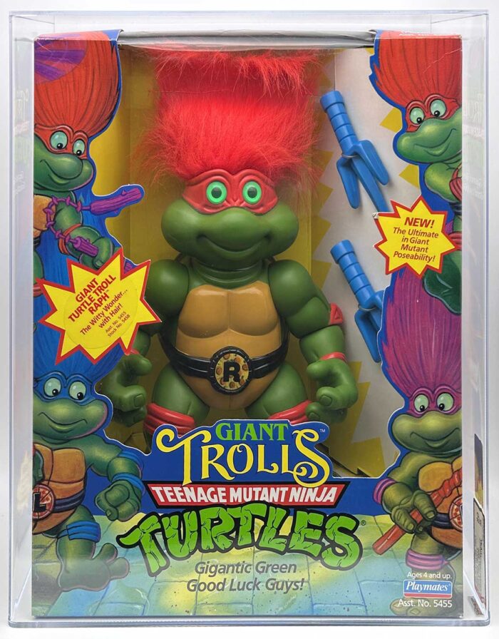 1994 Playmates TMNT Giant Troll Raph with Laird/Eastman Pedigree AFA 80 Near Mint
