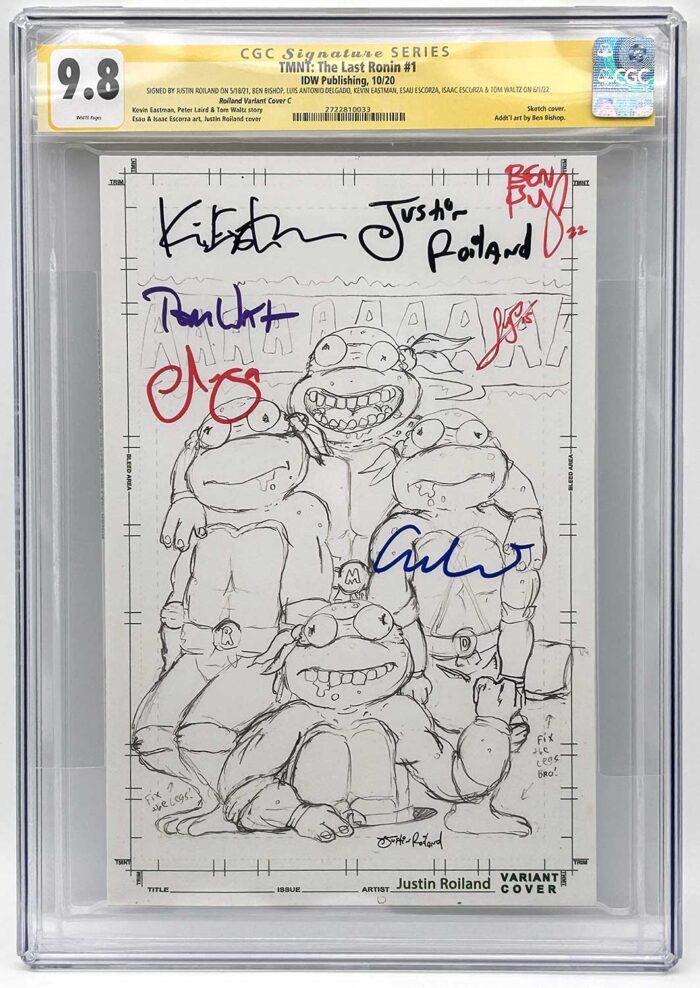 TMNT: THE LAST RONIN #1, Signature Series 9.8