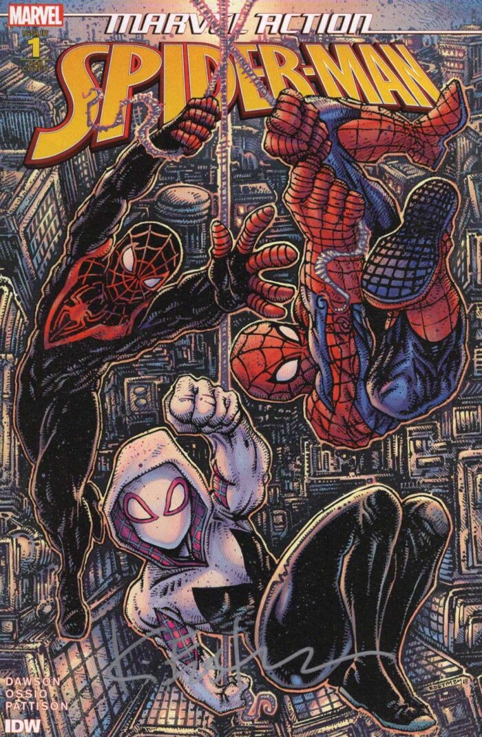 SPIDERMAN Marvel Action Issue 1 Eastman Cover Signed