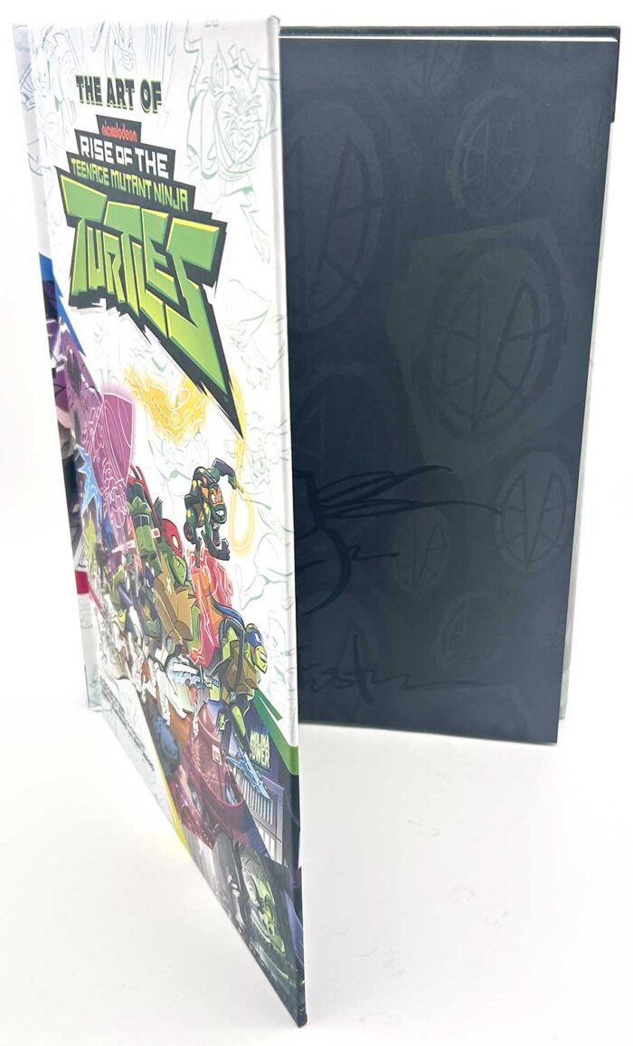 The Art of Rise of The Teenage Mutant Ninja Turtles with a stellar  SIGNED Remarque