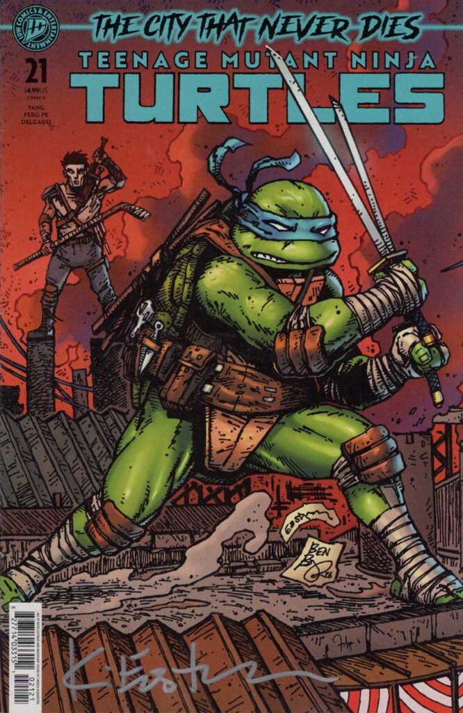 TMNT Vol VI 21 Cover B August 2026 - SIGNED by Kevin