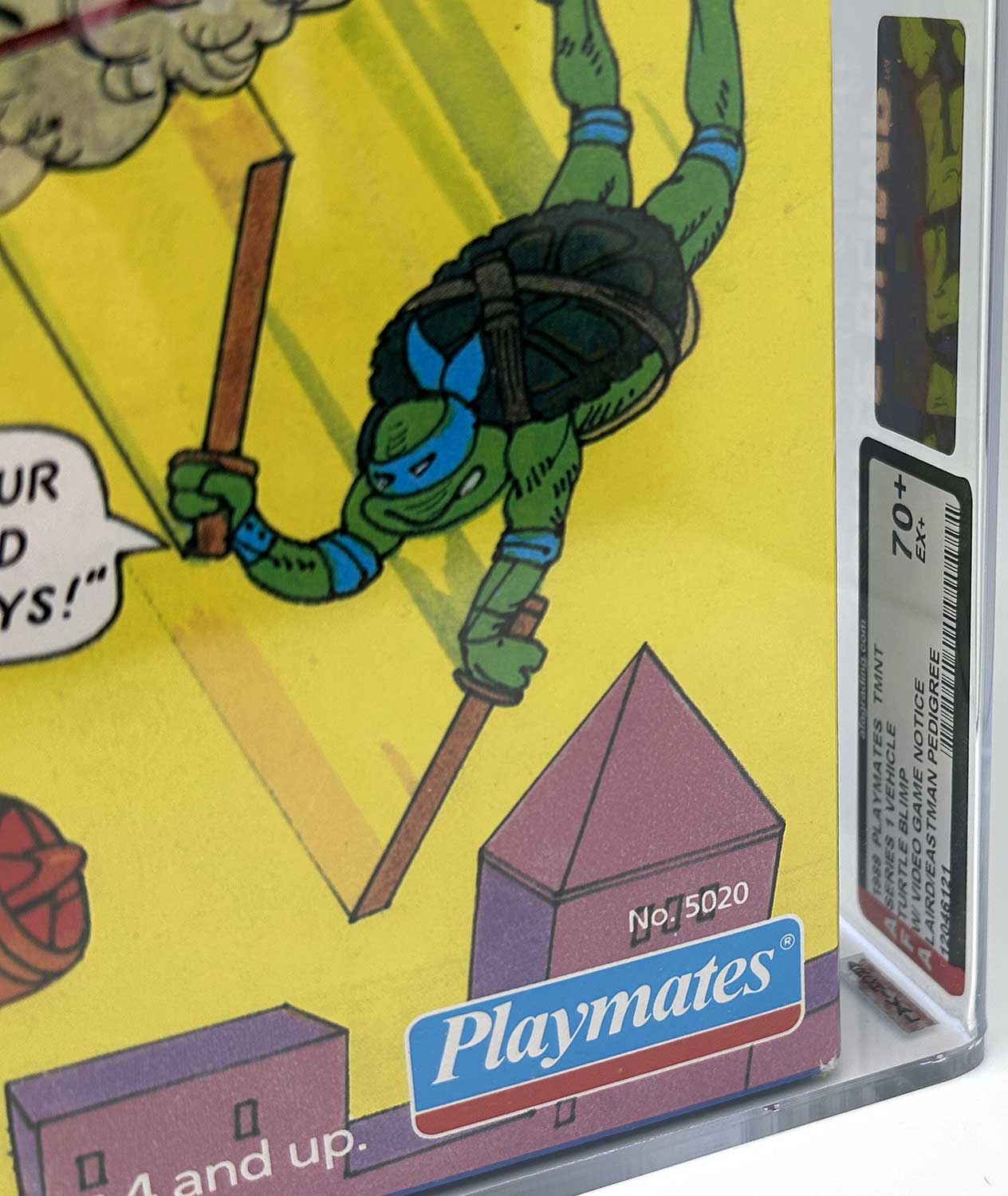 1989 Playmates TMNT Blimp Series 1 with Laird/Eastman Pedigree AFA 70+ EX+ - Image 5